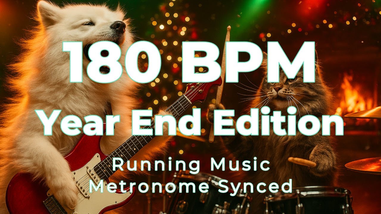 180 BPM Running Music – Year End 2025 | 1 Hour | Metronome Synced | No Breaks