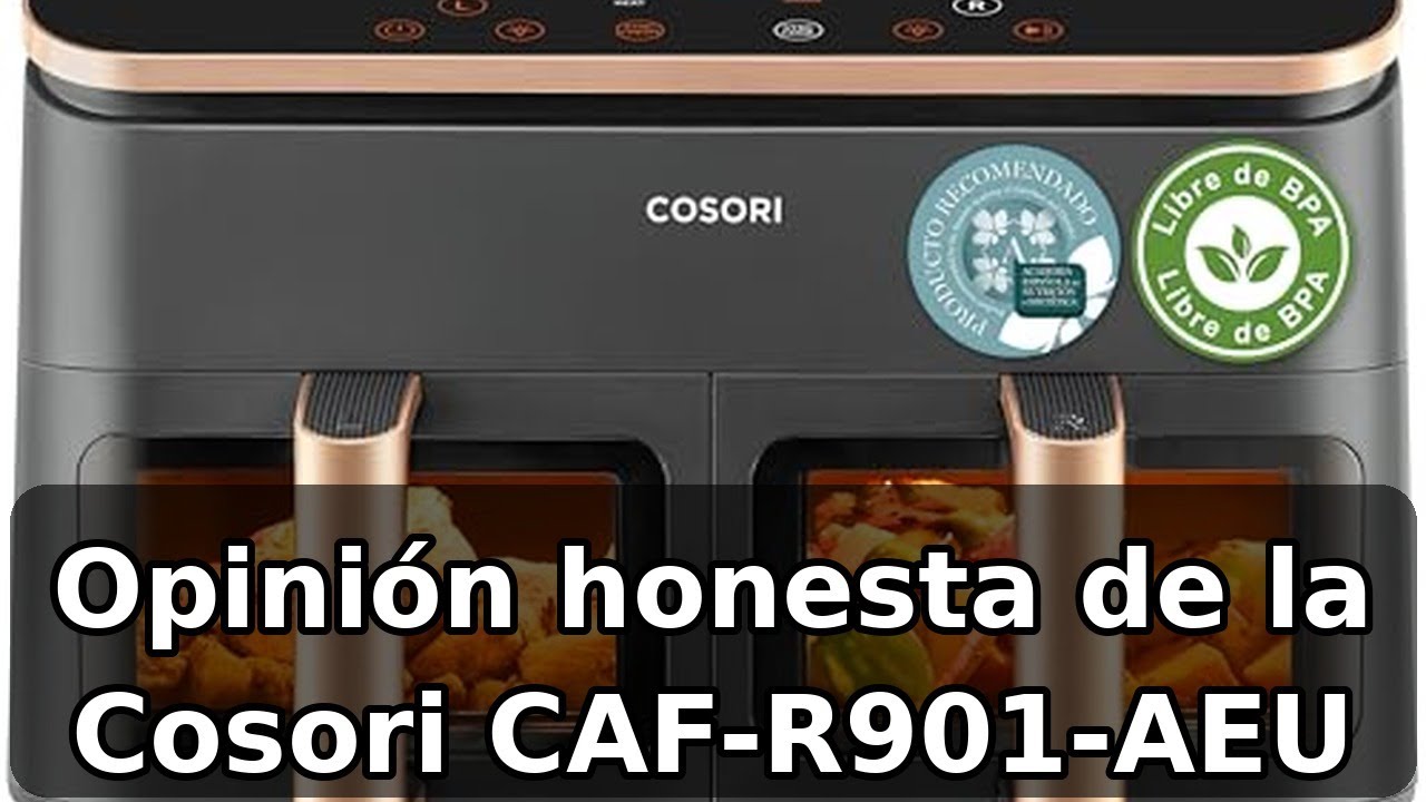 Review completa de la COSORI CAF-R901-AEU: freidora de aire grande y eficiente