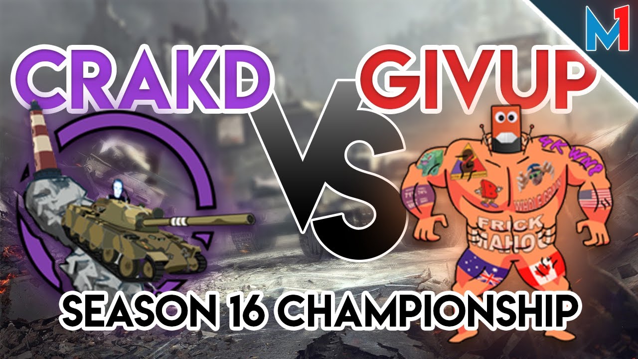CRAKD vs. GIVUP NA Clan Wars Championship || World of Tanks