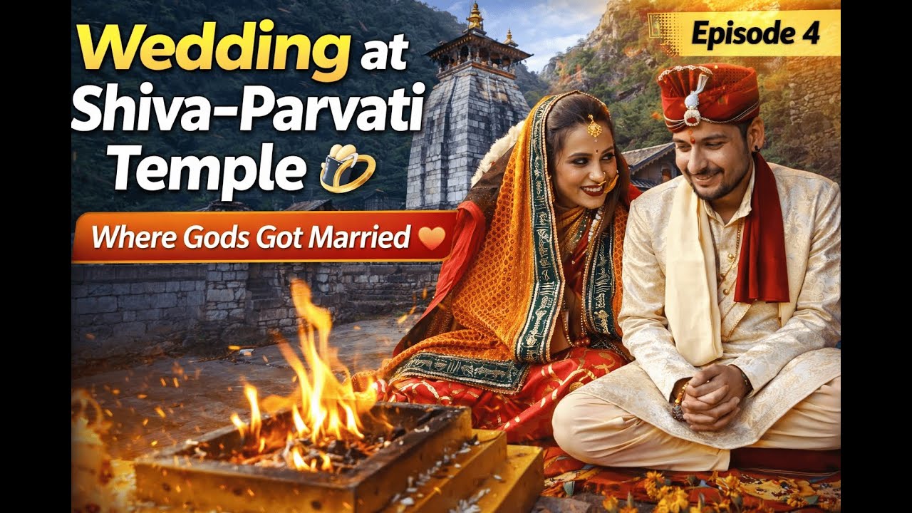 Wedding at Triyugi Narayan Temple 💍 | Lord Shiva–Parvati Marriage Place | Uttarakhand Vlog Ep 4