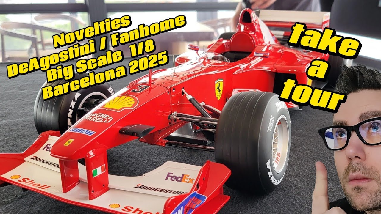 Novelties Big Scale 1/8 DeAgostini / Fanhome - Ferrari F1-2000 - Red Bull RB19 - John Wick Mustang