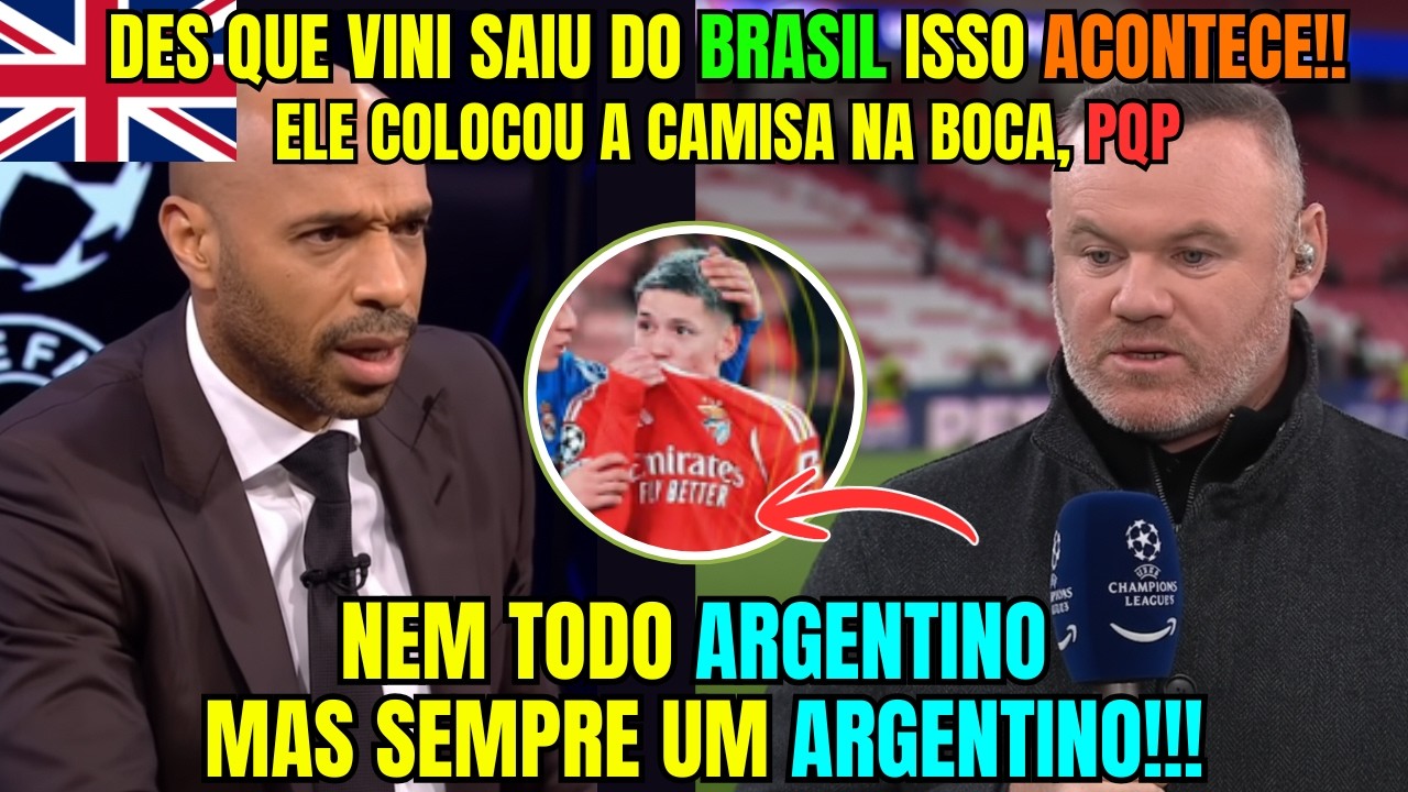 THIERRY HENRY E ROONEY NÃO SE CALAM APÓS RACISMO CONTRA VINI JR