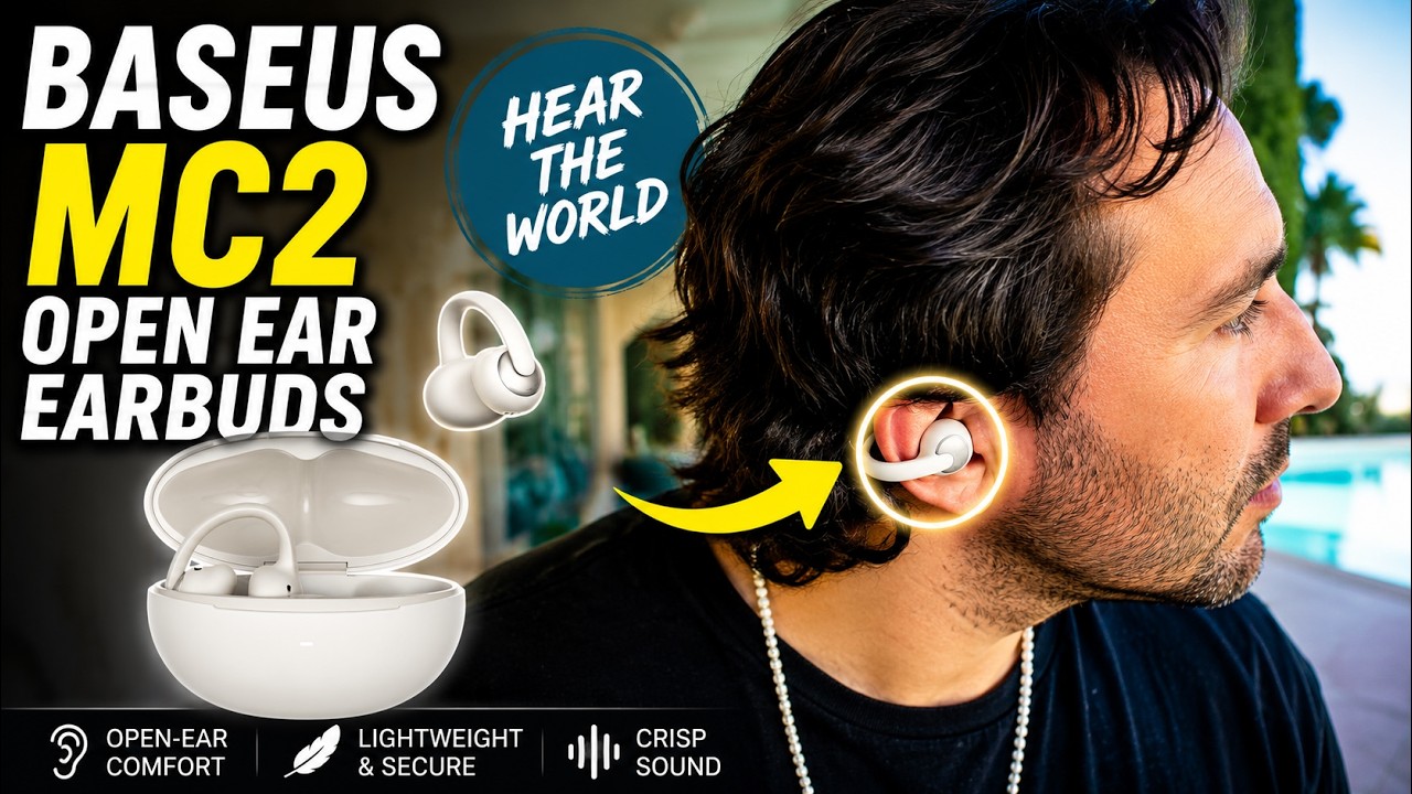 These Open-Ear Earbuds Surprised Me! | Baseus Clip-on MC2 Review