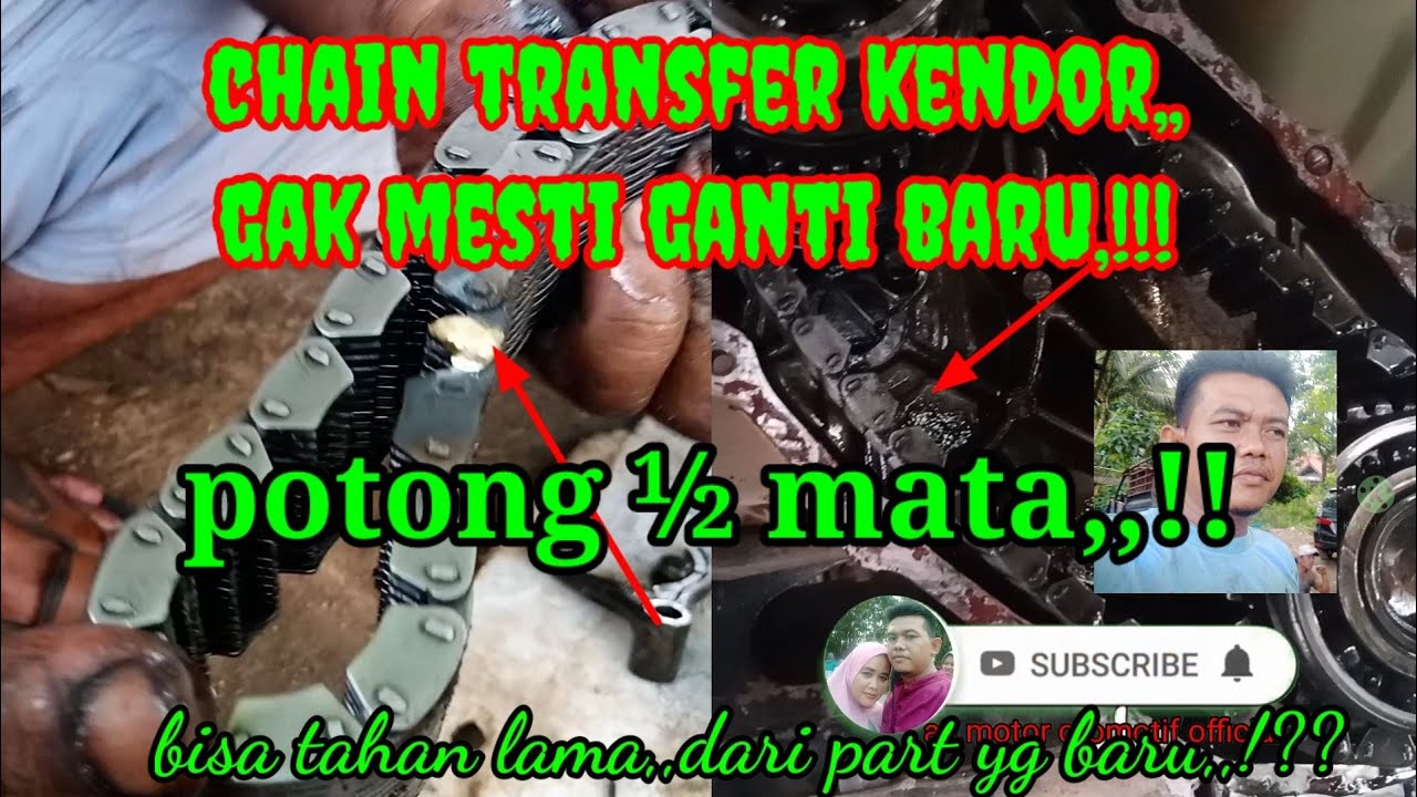 tutorial cara potong rantai transfer 4x4 mazda,ford  5 Juli 2021