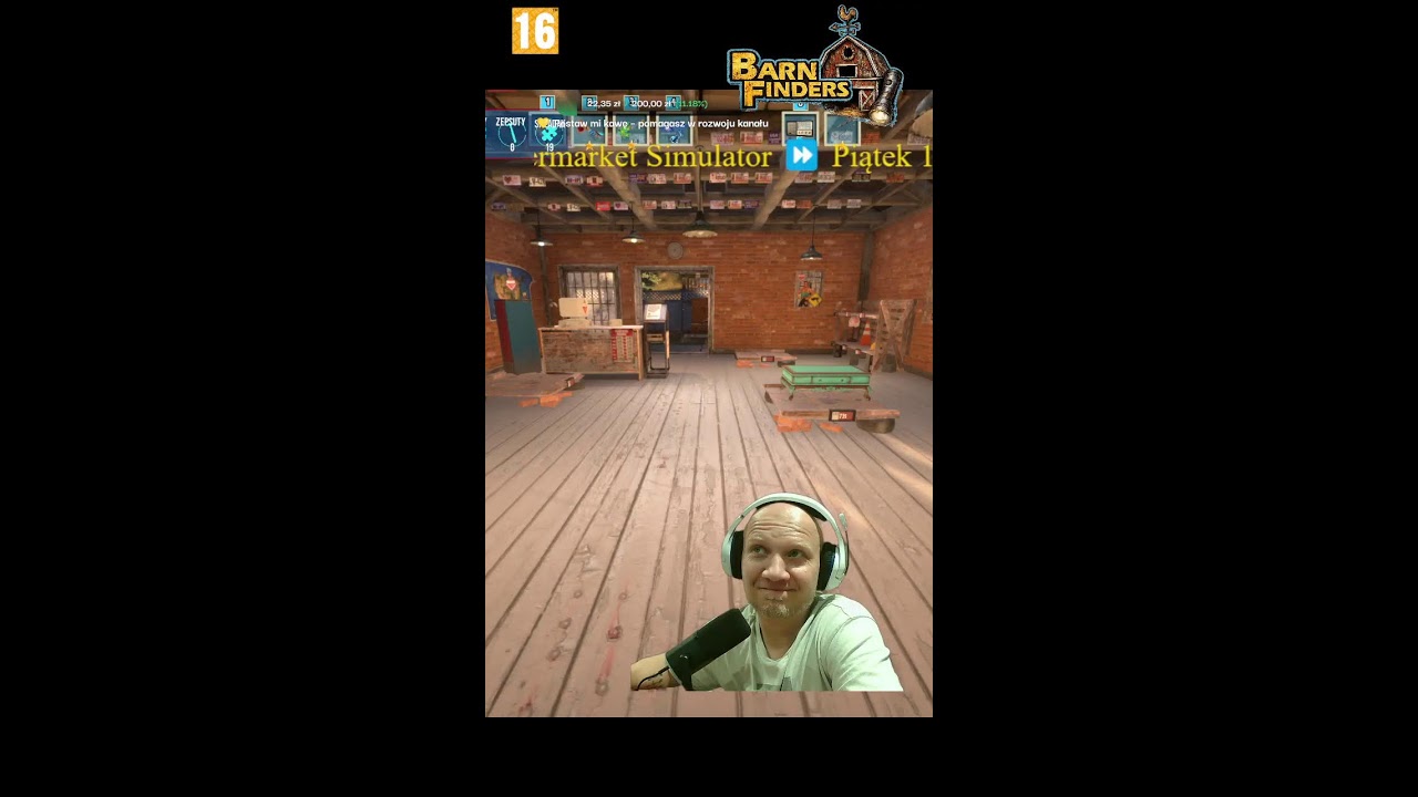 Barn Finders 🔴 POWRÓT po latach! + 2 DLC | LIVE PL 🍿#03 (Portrait)