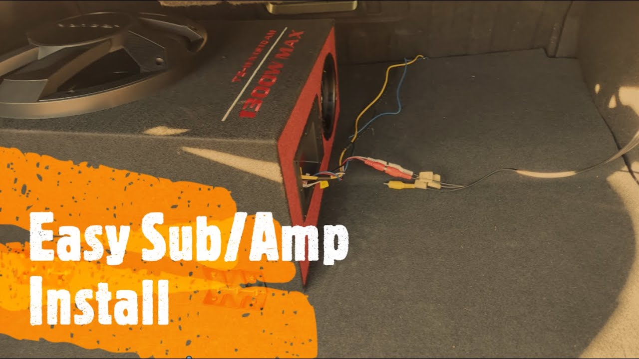 Simple Sub / Amp Install, Line Output Converter