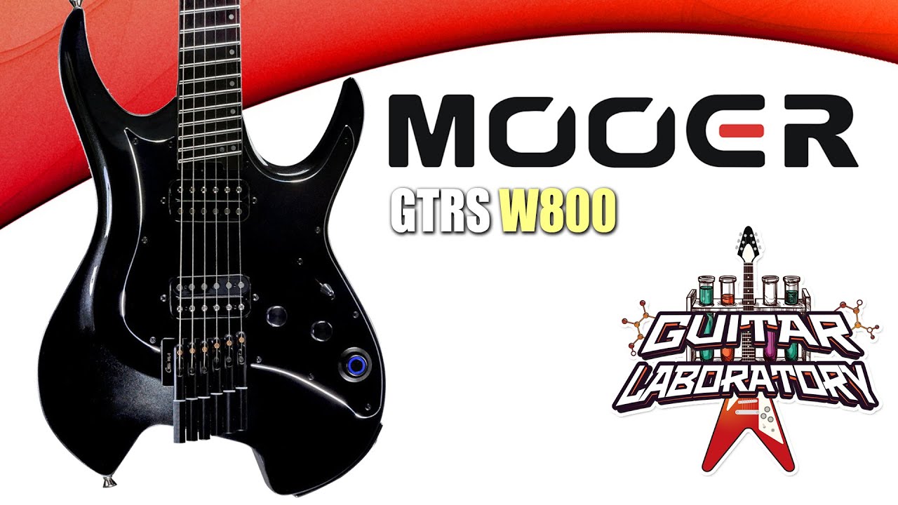 Электрогитара безголовая Mooer GTRS W800. Гитара плюс процессор - два в одном!