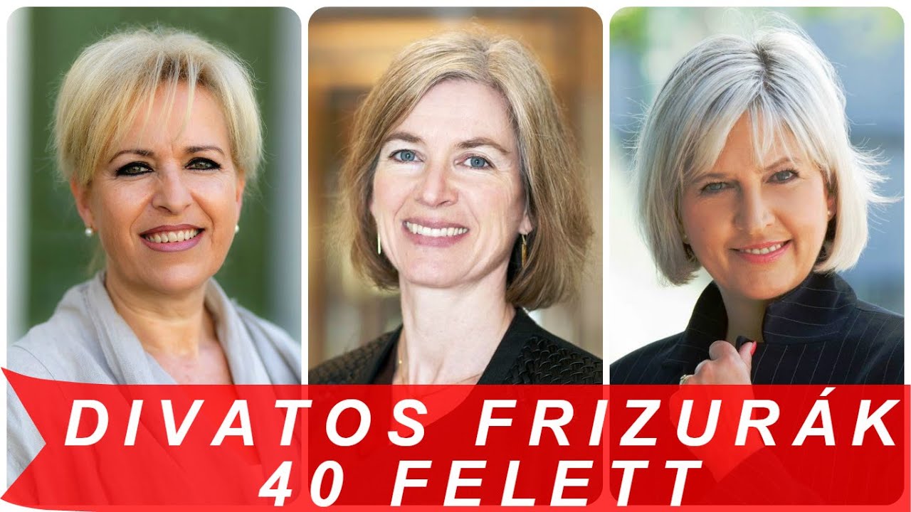 Divatos frizur&aacute;k 40 felett