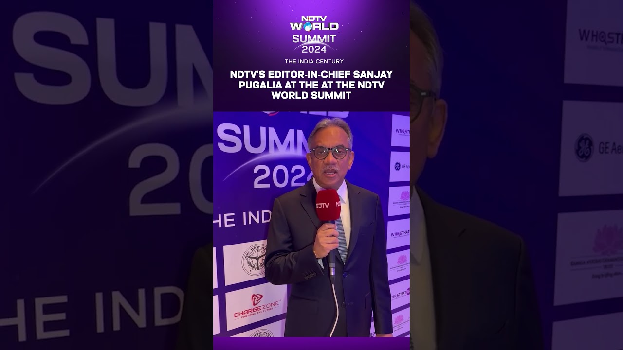 NDTV&rsquo;s Editor-In-Chief Sanjay Pugalia At The Inaugural #NDTVWorldSummit