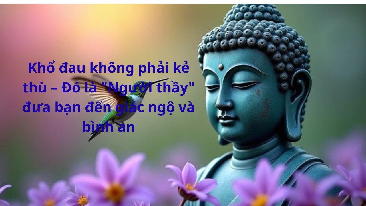 Khổ đau không phải kẻ thù – Đó là 