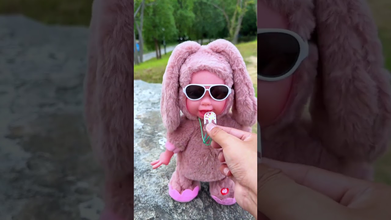 Ice Cream Dancing Singing Crying Walking Baby Girl Electric Plush Doll Baby 