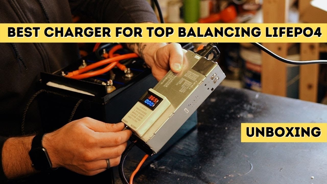 Unboxing the best charger for Top Balancing LiFePO4 battery cells