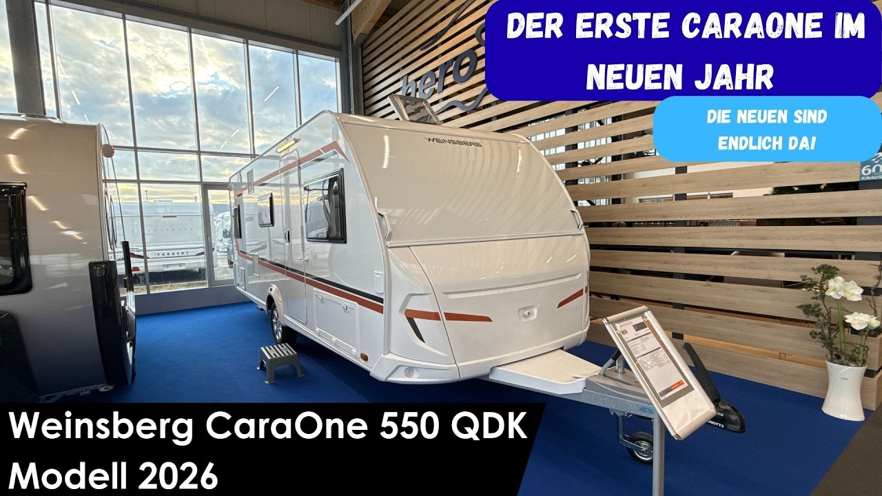 Der erste Weinsberg CaraOne 550 QDK Modell 2026 im neuen Jahr!