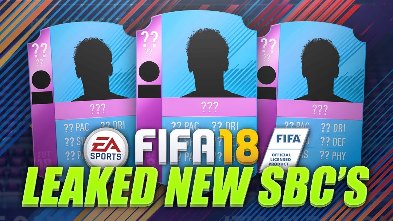 FIFA 18 - LEAKED NEW SBC'S! (FIFA 18 Squadbuilding Challenges)