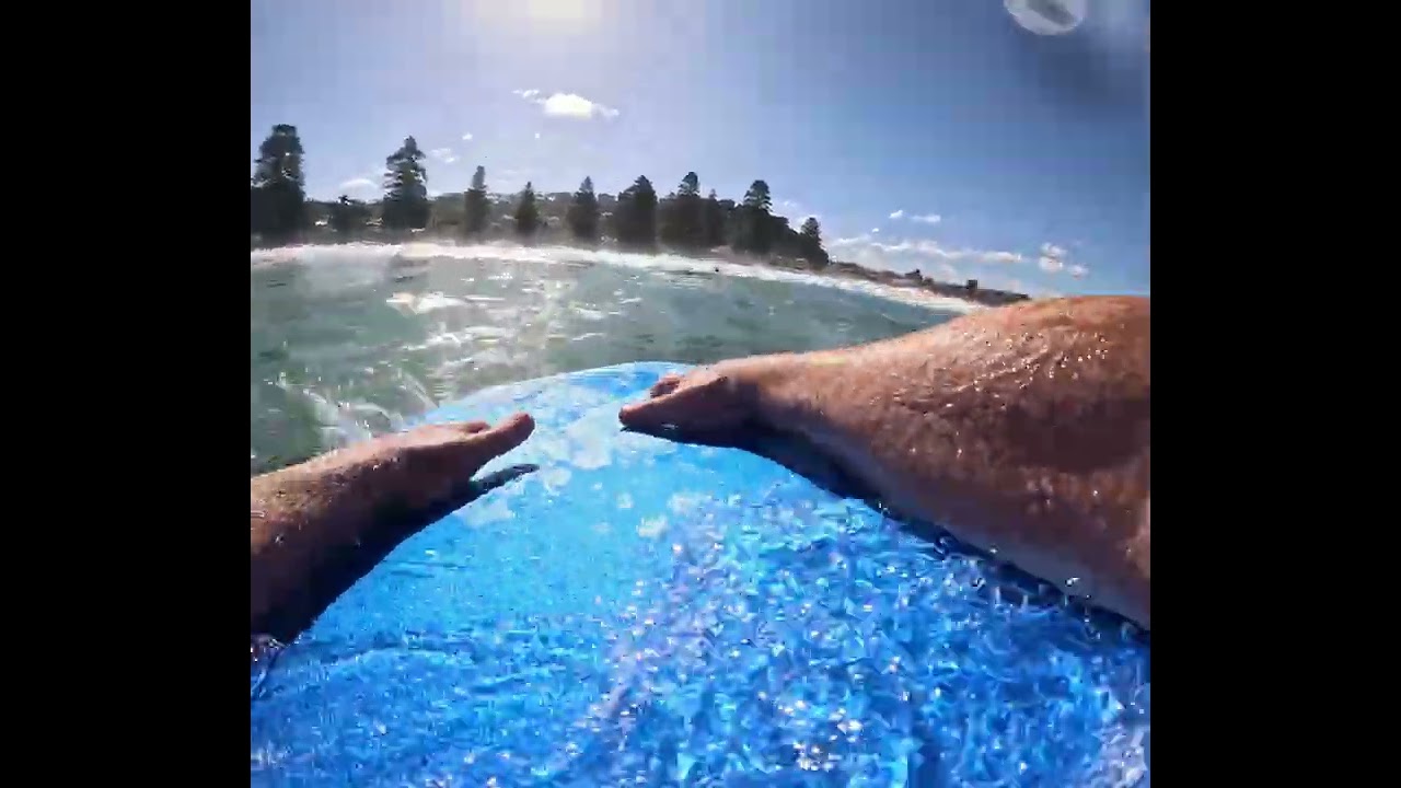 27th January, 2026 #gopro #avoca  #beach #bodyboard #2026 #surf #waves #raw #pov #noedit