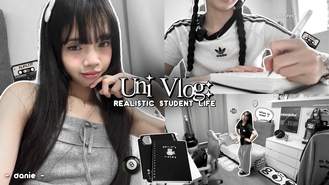 PRODUCTIVE Uni Vlog 🖇️📓 *of a student who lives miles away from uni lol* lots of stuDYING /realistic