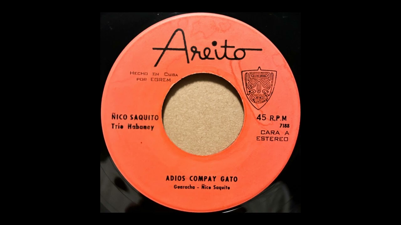 Ñico Saquito con el Trio Habaney   Areito 7188