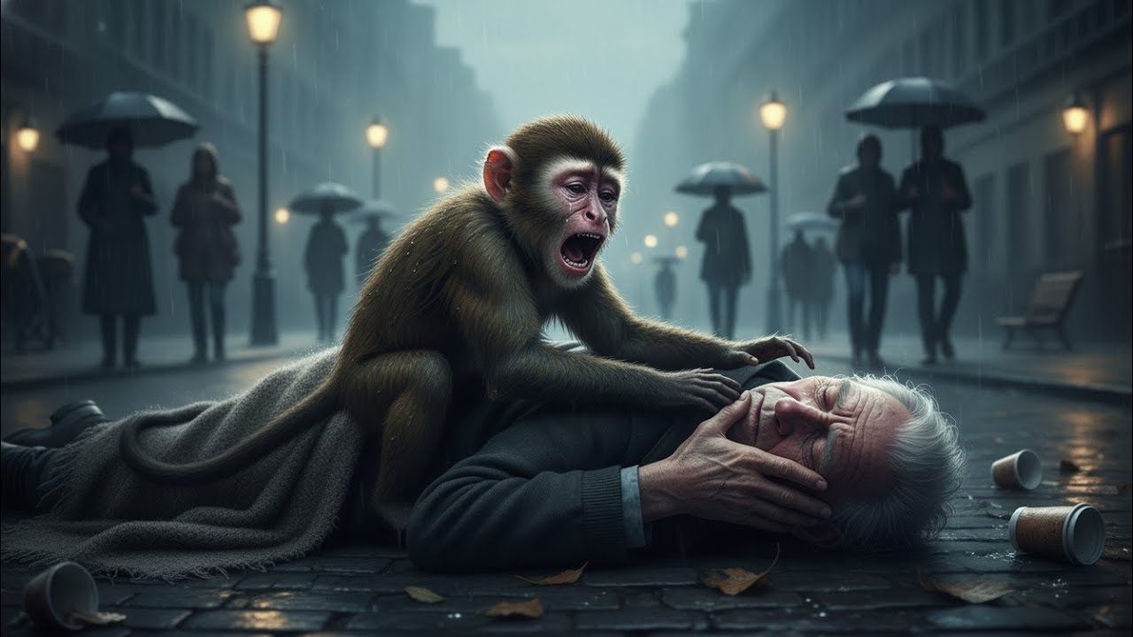 Dada ji ko kya ho gya #monkey #emotionalstory #dadaji #cartoon #shortvideo 