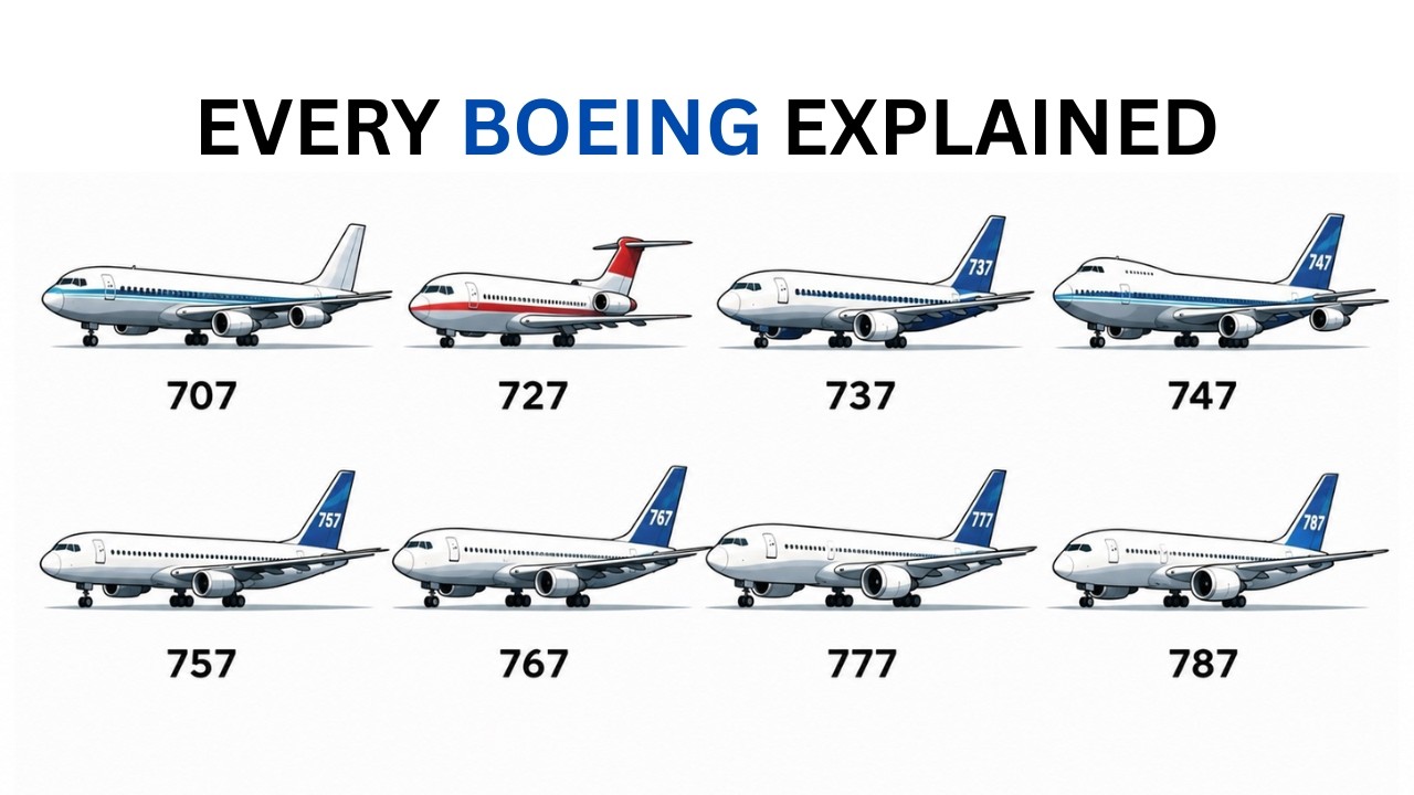 Every Boeing Plane Explained in 9 Minutes