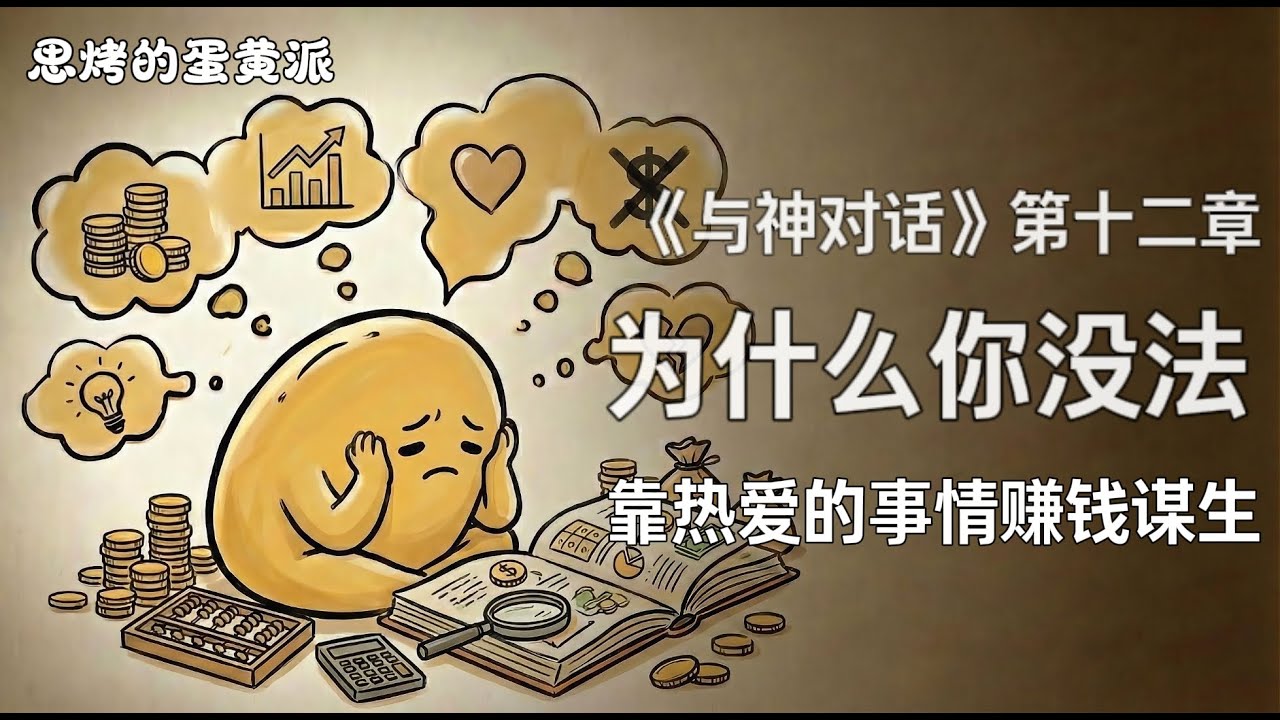 《与神对话》第12 章：为什么你没法靠热爱的事情赚钱谋生    #与神对话  #独立思考  #哲学  #个人成长  #阅读分享  #思辨人生  #挑战自我  #赚钱思维  #富足  #爱好