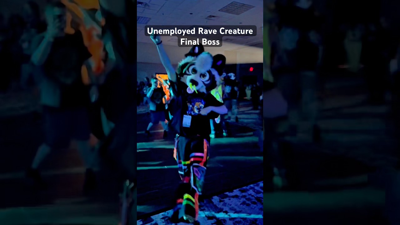Average Furry Rave Experience #furry #fursuit #furries