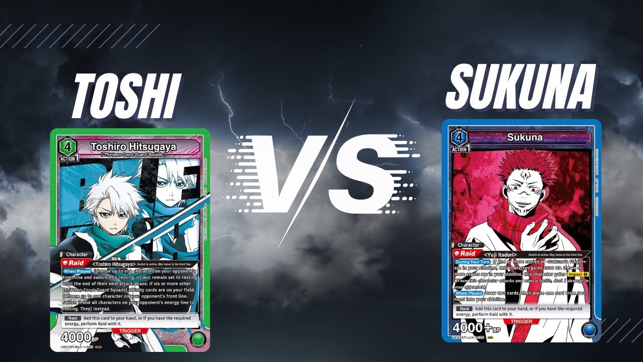 Sukuna Vs Toshi /Union Arena/TCG/Locals