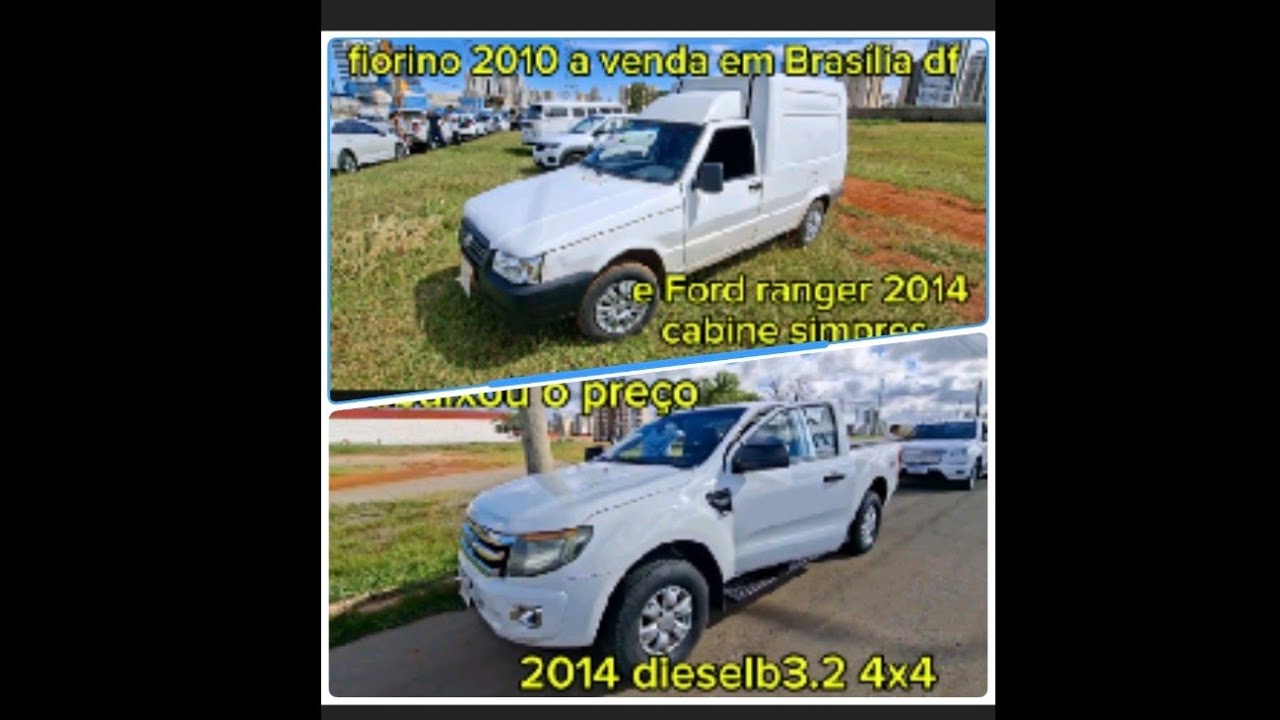 Fiorino furgão 2010 e ford ranger 2014 diesel a venda em Brasília df feirao 