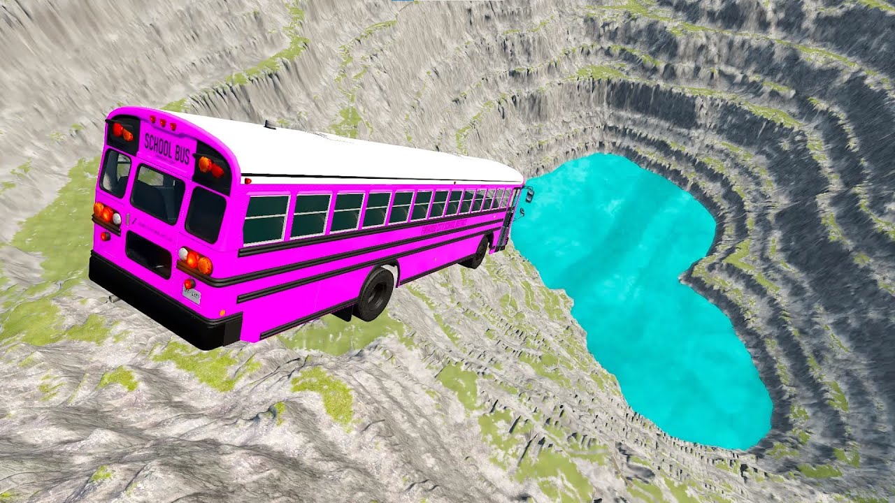 BeamNG.Drive - Leap Of Death Car Jumps and Falls Crashes #26