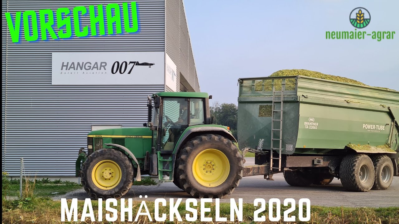 Maish&auml;ckseln 2020 am Echingerhof | Claas Jaguar | John Deere | Krone | Brantner | Kurzvideo