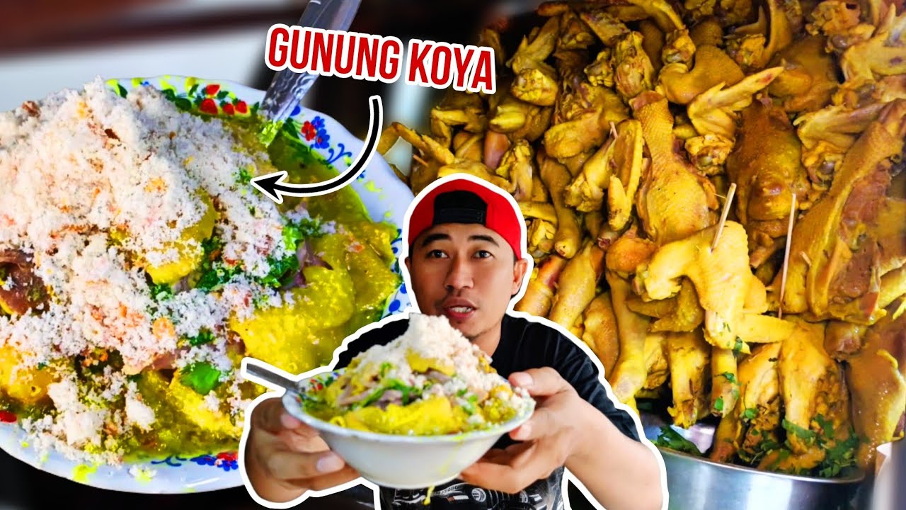 PENJUALNYA DENDAM?! Ngasih Koya Sampek Jadi Gunung, Soto Ayam Ter-Barbar Di Tengah Kampung.