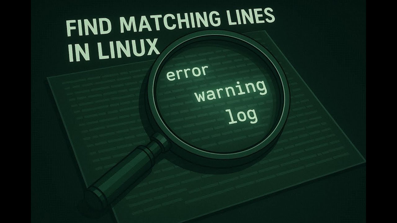How to print matching lines in Linux with the grep command