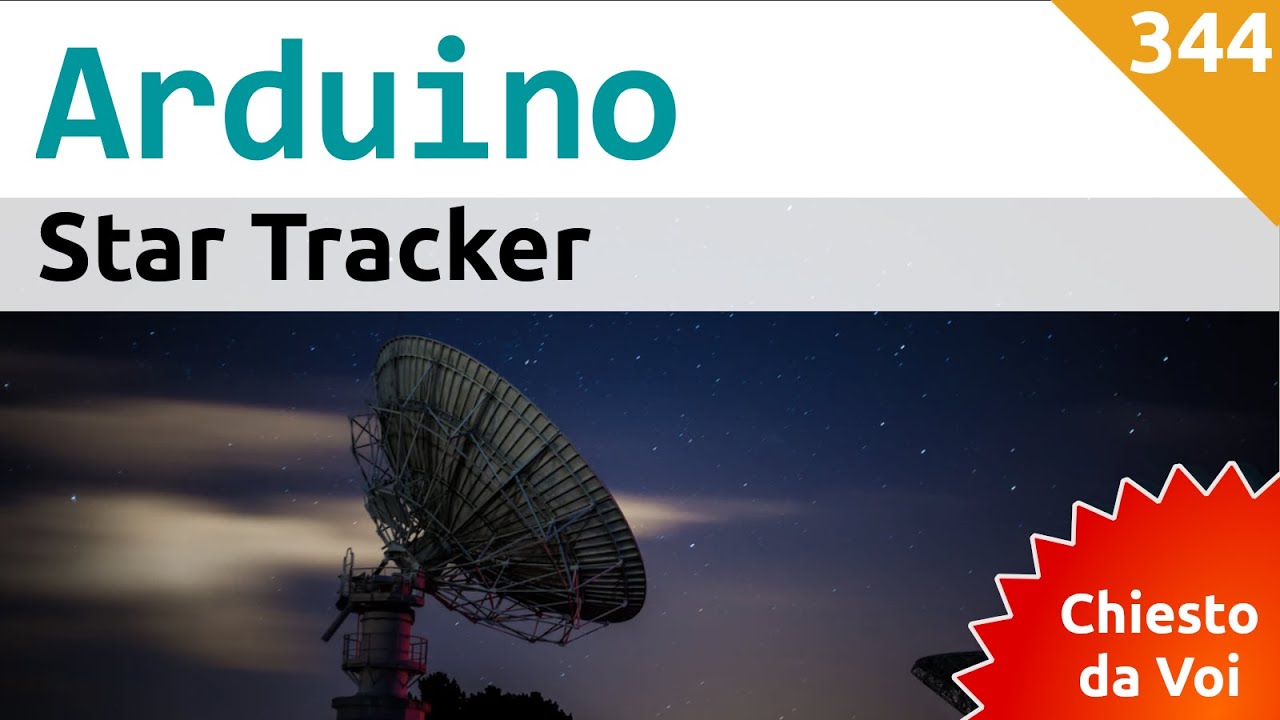 Star & Satellite tracker con servomotore e Arduino - Video 344