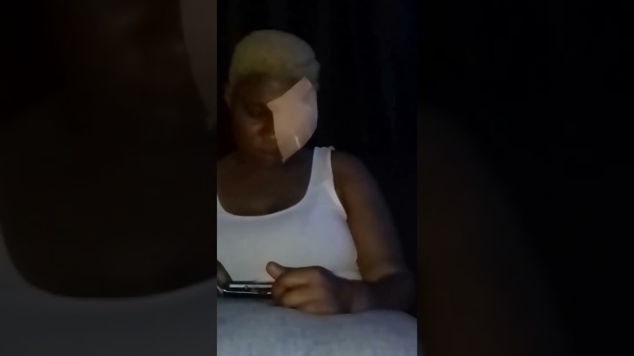 how I tried  to see with eye injury and big plaster on my eyes.