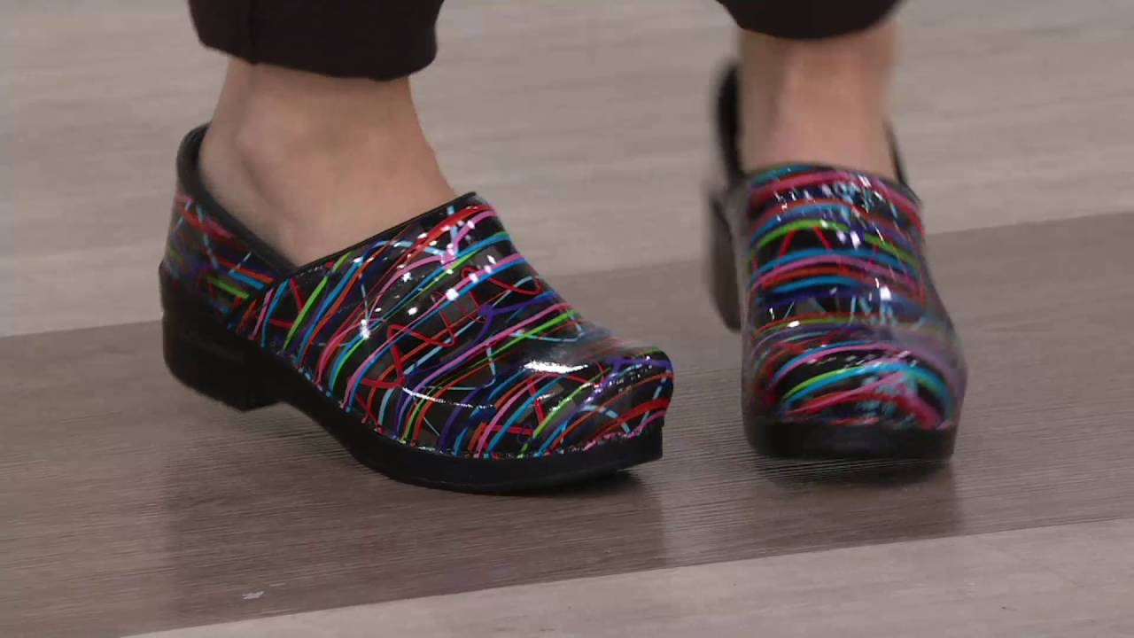 Dansko Professional Leather Slip-On Clogs on QVC