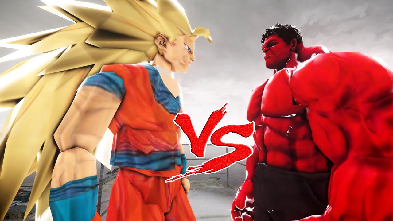 GOKU VS RED HULK - EPIC BATTLE