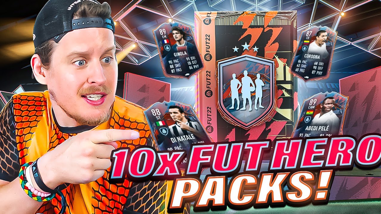 FUT HERO PACKS! 10x FUT HERO Upgrade Packs! FIFA 22 Ultimate Team