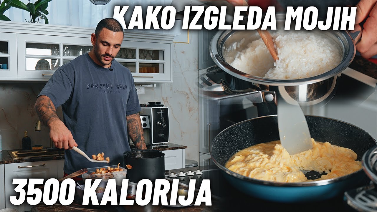 Moja celodnevna ISHRANA za MRŠAVLJENJE!!!