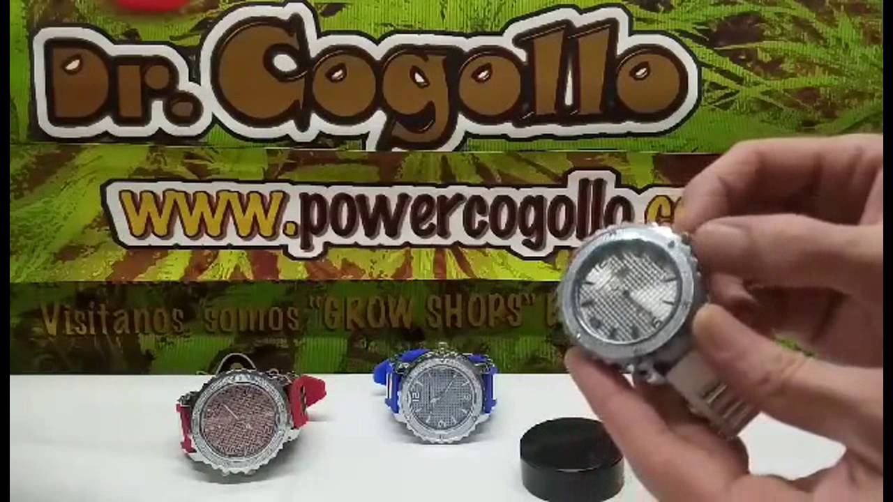 Dr. Cogollo GrowShop PowerCogollo.com - Reloj Grinder Pulsera Bling Econ&oacute;mico