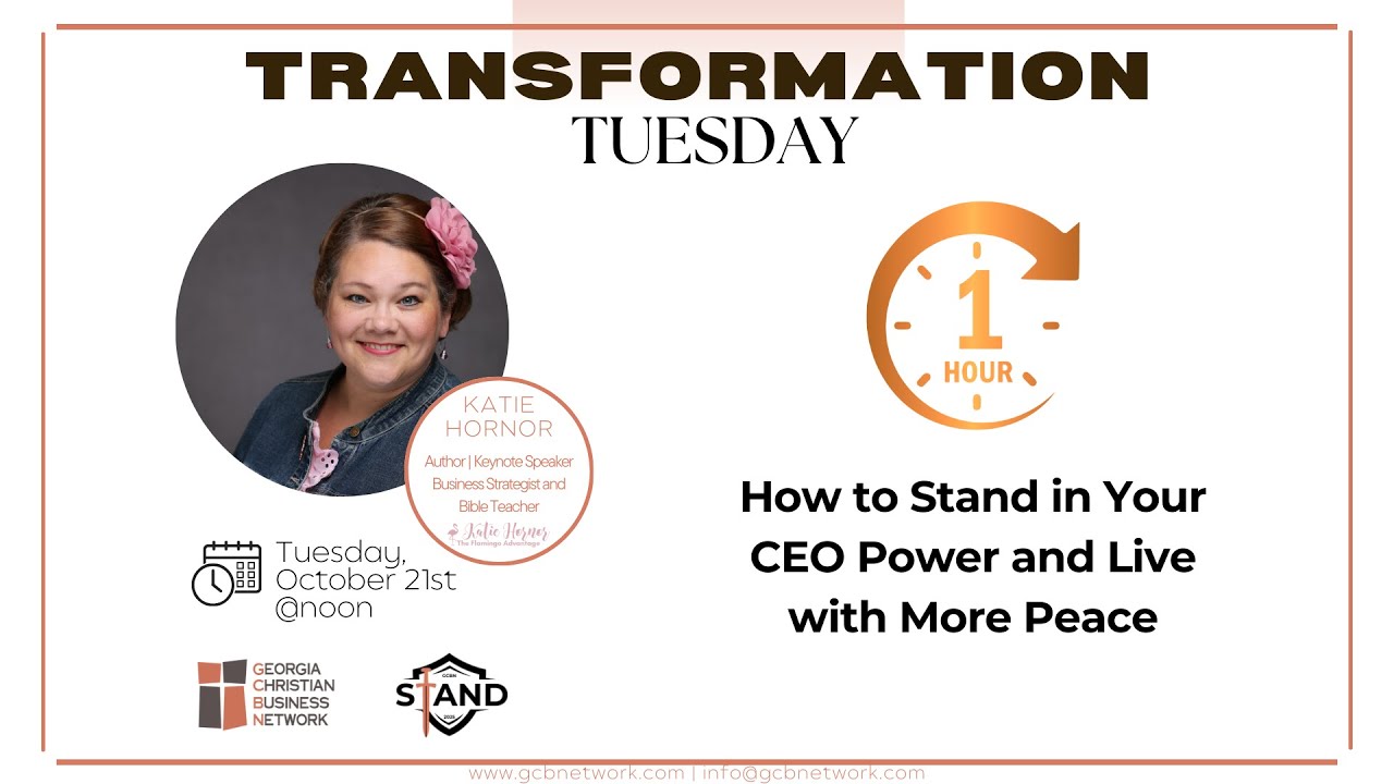 Transformation Tuesday | Katie Hornor | How to Stand in Your CEO Power and Live with More Peace