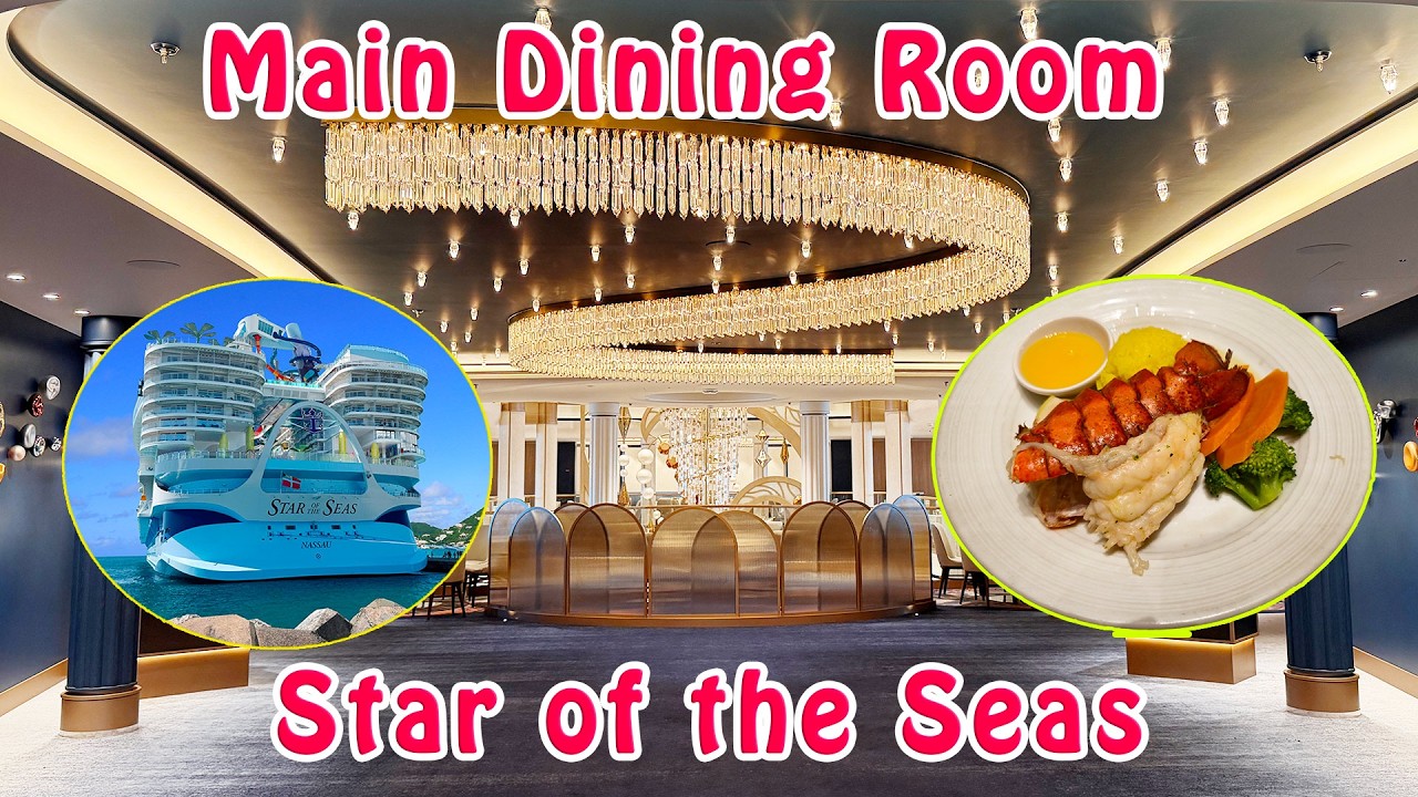 Explore Star of the Seas - Main Dining Room and Lobster Night | 7 Night Eastern Caribbean Cruise