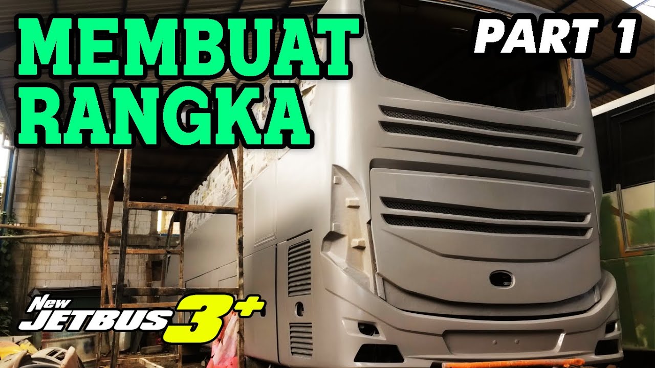 PEMBUATAN BODY BUS DI BENGKEL KECIL INI SANGAT MIRIP ASLINYA | PUTRA KJU | PART1