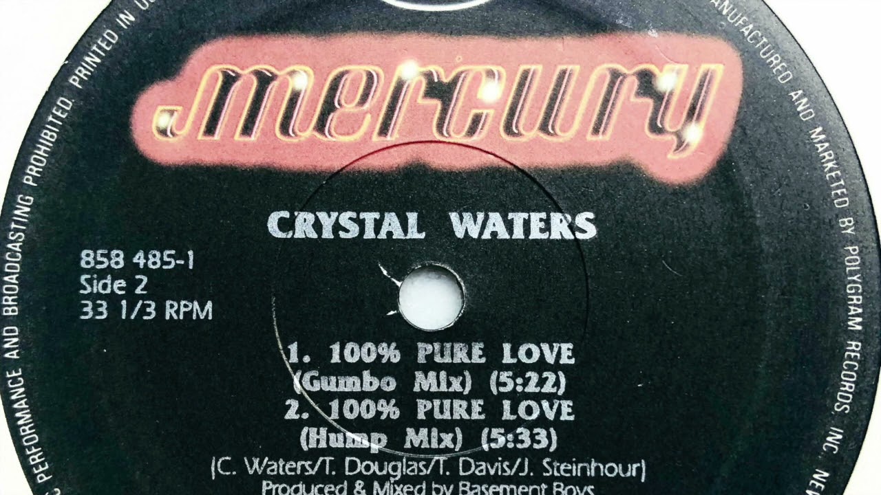 Crystal Waters • 100% Pure Love (Hump Mix) (1994)