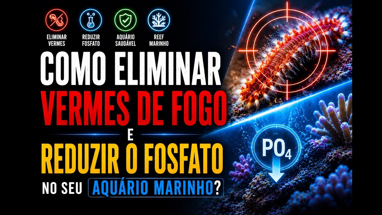 Como Eliminar Vermes de Fogo e Reduzir o Fosfato no Seu Aquário Marinho?
