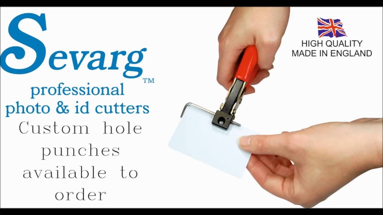 Sevarg™ SSP hand cutter- Hand slot/Hole punch/ID-cards