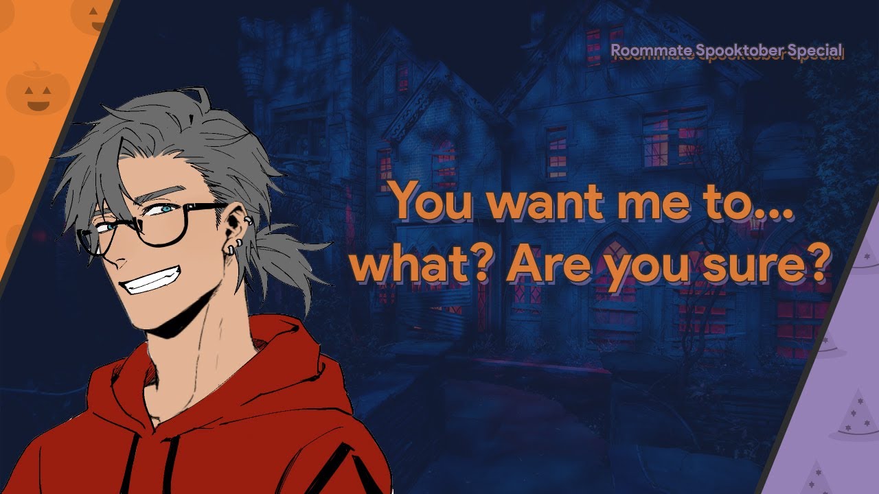 Your roommate takes you to a Halloween theme park | [M4M] [Roommate Special Episode] [Comfort]