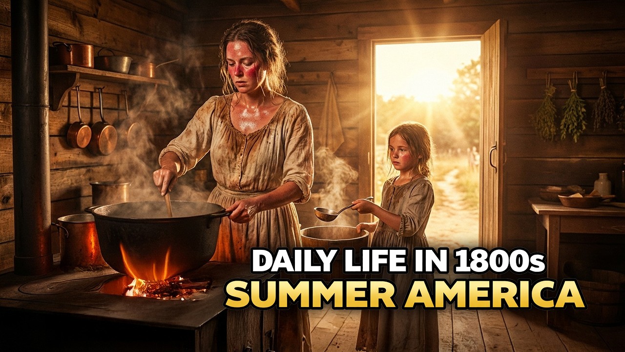How Did People Survive the Brutal Summers in 1800s America | Relaxing History to Fall Asleep