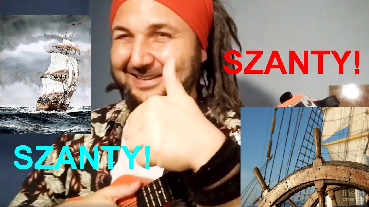 SZANTY na ukulele (tylko 2 akordy: d+C) #szanty