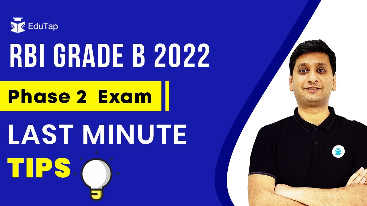 RBI Grade B 2022 Phase 2 Exam Best Guidance and Strategy | RBI Preparation| RBI Notification