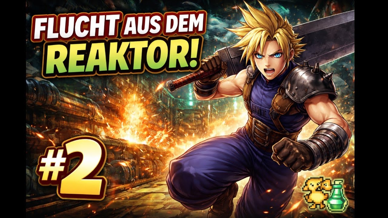 Final Fantasy VII Remastered - Flucht aus dem Reaktor! #retrogaming #finalfantasy7 #retroverse