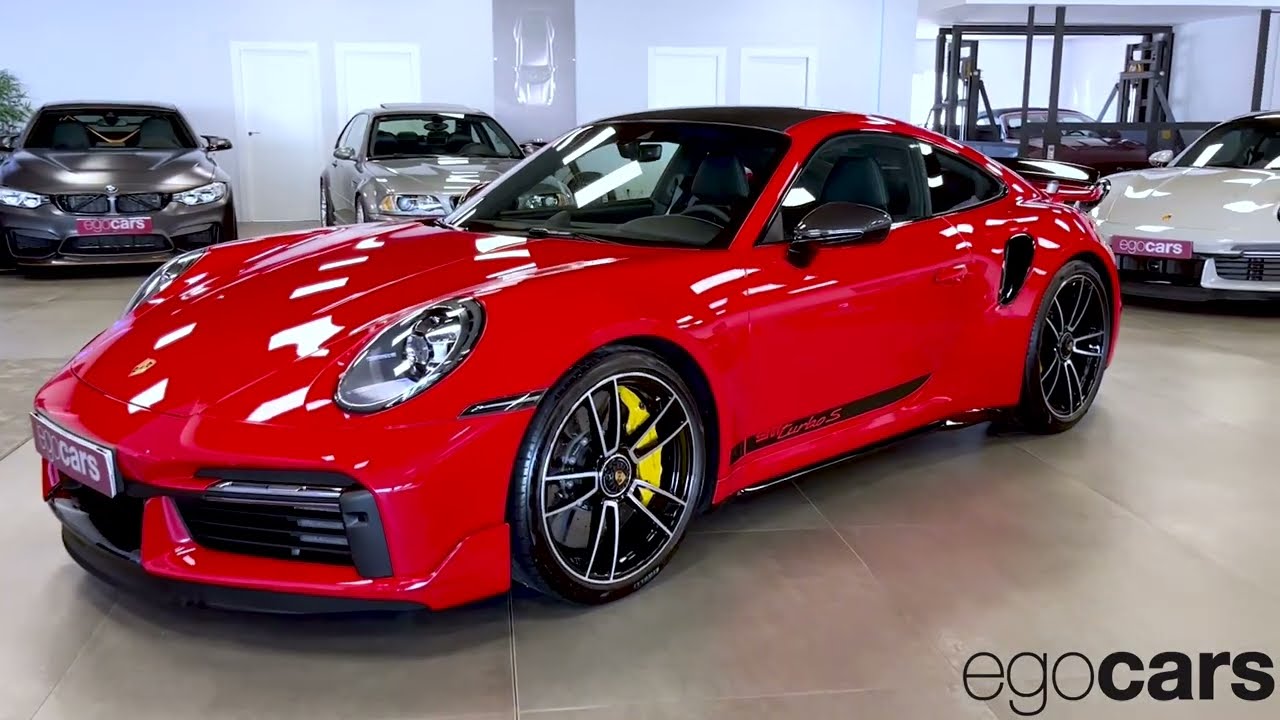 🚀 2023 Porsche 911 (992) Turbo S  ROJO GUARDIA / Walkaround